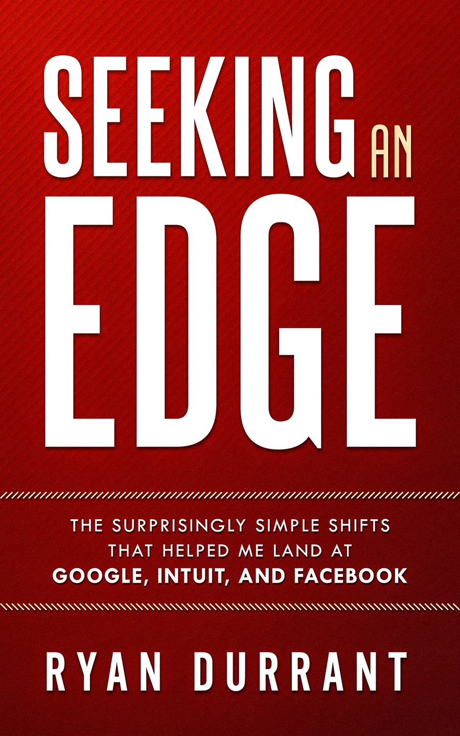 Cover of Seeking An Edge by Ryan Durrant